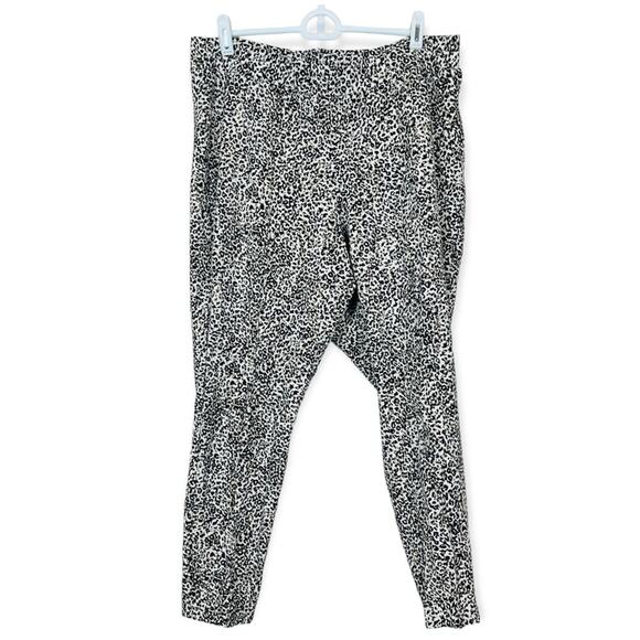 OLD NAVY Leopard Print XXL Stevie High Rise Stretch Legging Pant Ankle Crop Plus - Picture 3 of 8